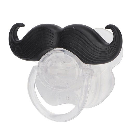 Mustache pacifier funny style - mustache,
