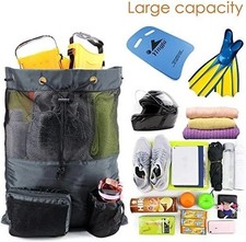 Mesh Backpack Swimming Kit Bag