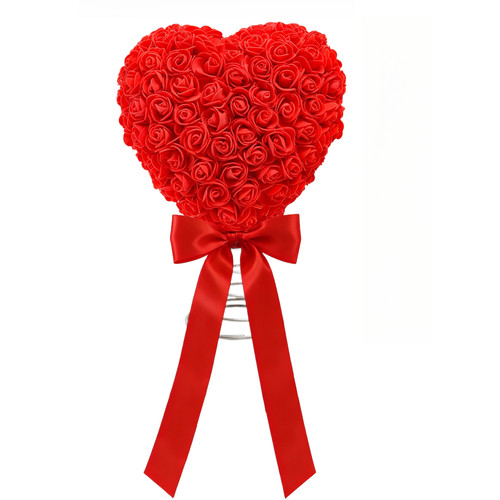 Tree with rose and bow - with,