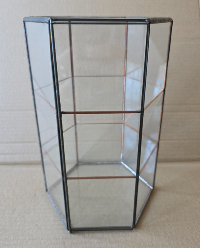 Metal and glass shelf - metal, 2