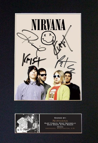 Nirvana signed repro autograph - signed,