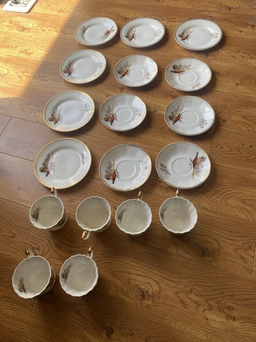 Porcelain staffordshire plates - porcelain,