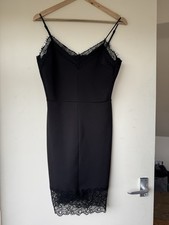Zara W&B Collection Black Lacy Dress Size Medium