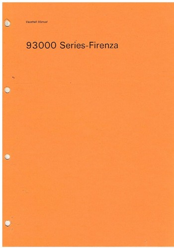 Vauxhall firenza 1300 1800 - vauxhall,