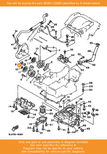 Yamaha collar 90387 120w5 oem - yamaha, 90387-120w5