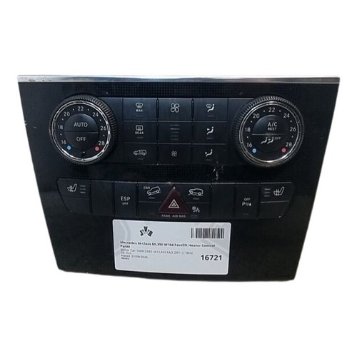 Mercedes heater control panel - mercedes,