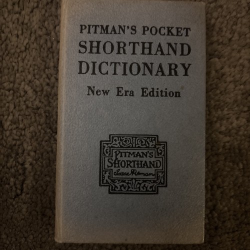 Pitman pocket shorthand - pitman's,
