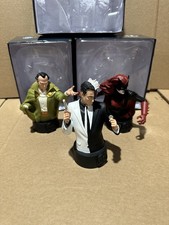 DC Batman Universe Eaglemoss Collector's Bust Figures X 3 Boxed Figures