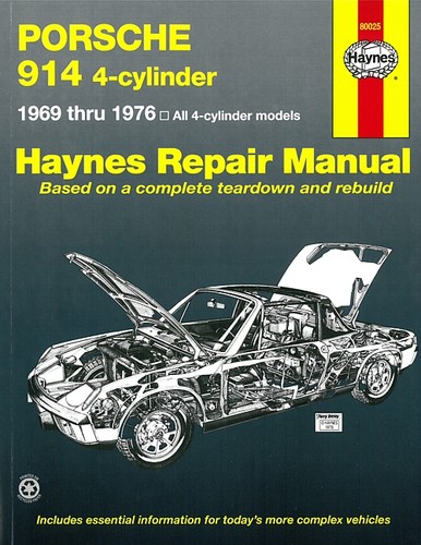 Haynes handbuch porsche - handbuch:, 914