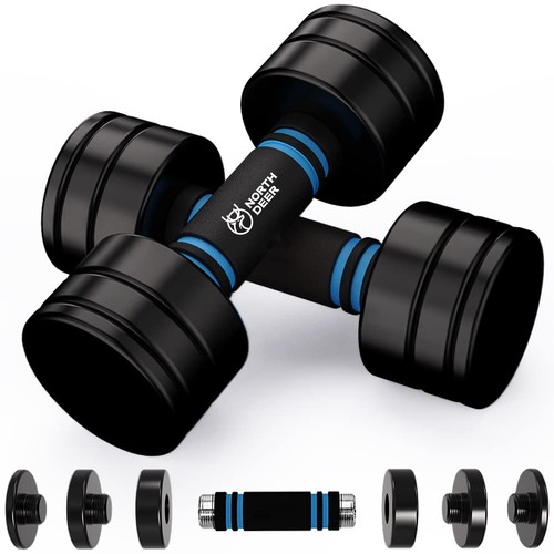 Dumbbells set adjustable - dumbbells,