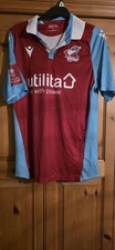 Scunthorpe United Matchworn Jordan Hallam Shirt Season 2020/21