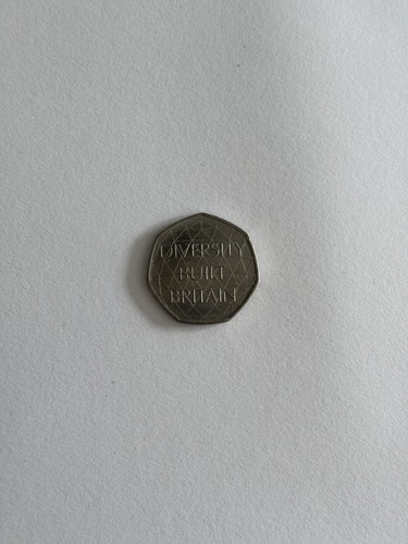 Diversity built britain 50p - diversity,