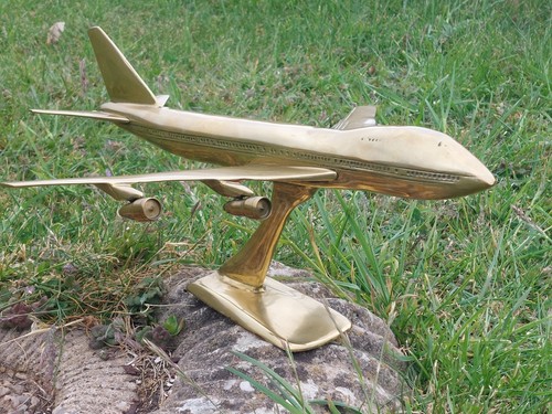 Rare brass boeing 747 - rare,