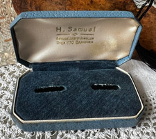 Vintage Blue Octagonal Faux