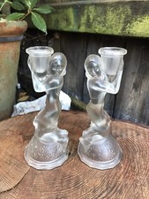 Vintage Art Deco glass bathing