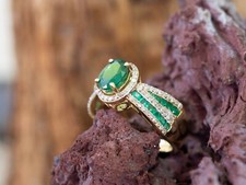 AAA Zambian Emerald & Diamond