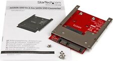 Startech mSATA SSD to 2.5in SATA Adapter Converter BNIB