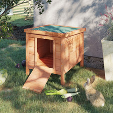 Wooden Rabbit Hutch Bunny Cage