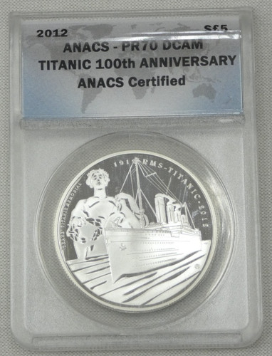 2012 alderney titanic - 2012, £5