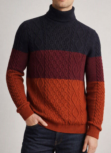 Topman colour block cable - topman,