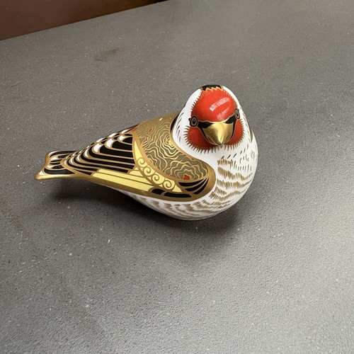 Royal crown derby goldfinch - royal,