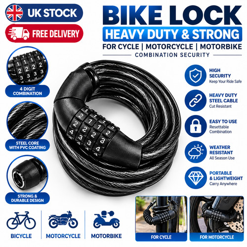 Bike lock heavy - bike, strong