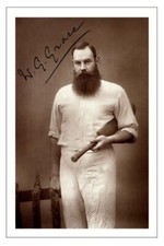 W G GRACE Signed Autograph ENGLAND Cricket  Signature Photo Gift Print
