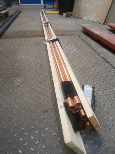 Copper pipe tube - 1", c106