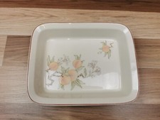Wedgwood Peach Oven To Table Rectangular Baking Dish / Tray - 27cm x 21.5cm