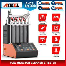 ANCEL ANJ400 Auto Car Ultrasonic Fuel Injector Cleaner Tester Leak Test Machine