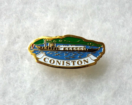 Coniston vintage pin - coniston,