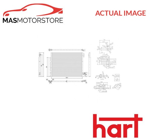 Air con condenser hart - hart, 616