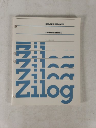 Z80 cpu z80a technical - z80a-cpu,