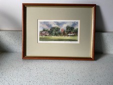 Terry Harrison Signed Cricket