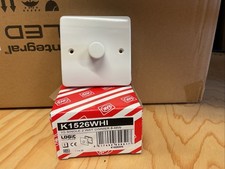 MK LOGIC PLUS K1526whi LED Dimmer Switch 2 Way White Brand New