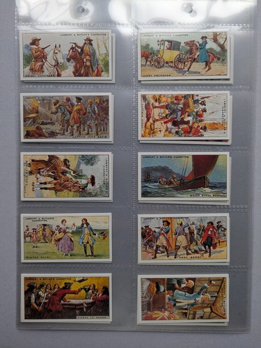 Cigarette cards lambert and - cards,