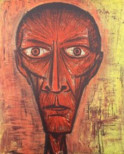 Bernard Buffet: Head, Signed