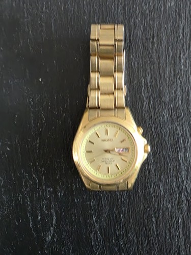 Men seiko kinetic gold - men's,