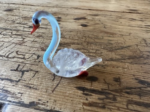 Vintage miniature hand blown - hand,