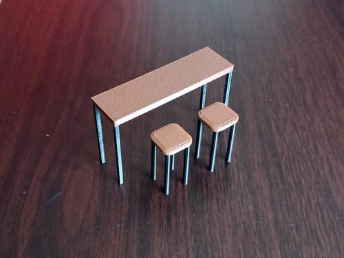 Dolls house breakfast bar - house, 1:16