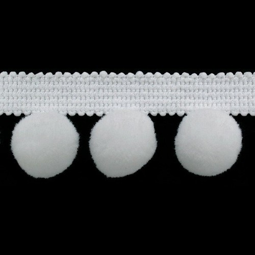 White pom - (1.75"),