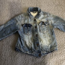 Next Girls Light Blue Denim Jacket Age 2-3 Years