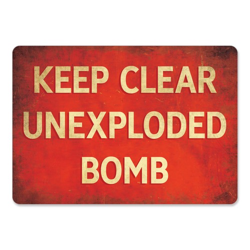 Unexploded bomb keep - unexploded,