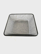 Square Bait Box Riddle - Maggot Castor Mesh 17 x 17cm 3mm holes BLACK ASL3