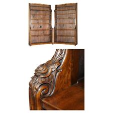 IMPORTANT PAIR OF 2.1 METER TALL REGENCY ROSEWOOD WATERFALL LIBRARY BOOKCASES