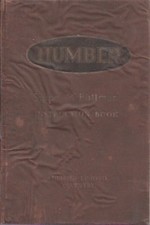 HUMBER SNIPE & PULLMAN ORIG. 1931 OWNERS INSTRUCTION & MAINTENANCE HANDBOOK