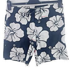 Hurley Men’s Boardshorts, Size 5, W30, Floral Print, Black & White