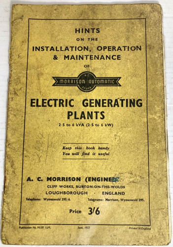 Morrison automatic operation - automatic,