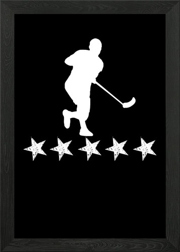 Floorball framed wall - framed, art