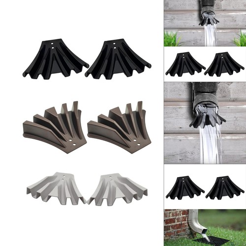 2pcs gutter downspout - 2pcs,